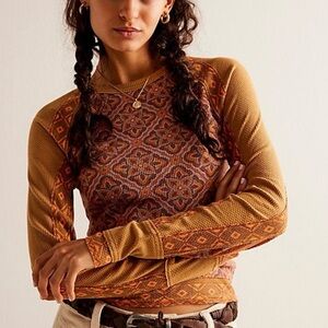 We The Free Geo Bliss Tee by Free People